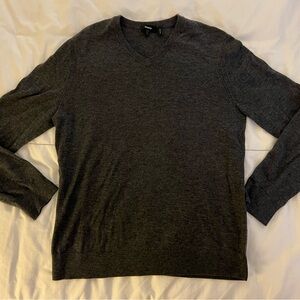 Theory men’s dark gray sweater, size L